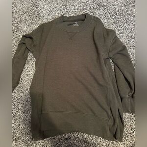 Aerie  Dark Olive Crewneck Sweater